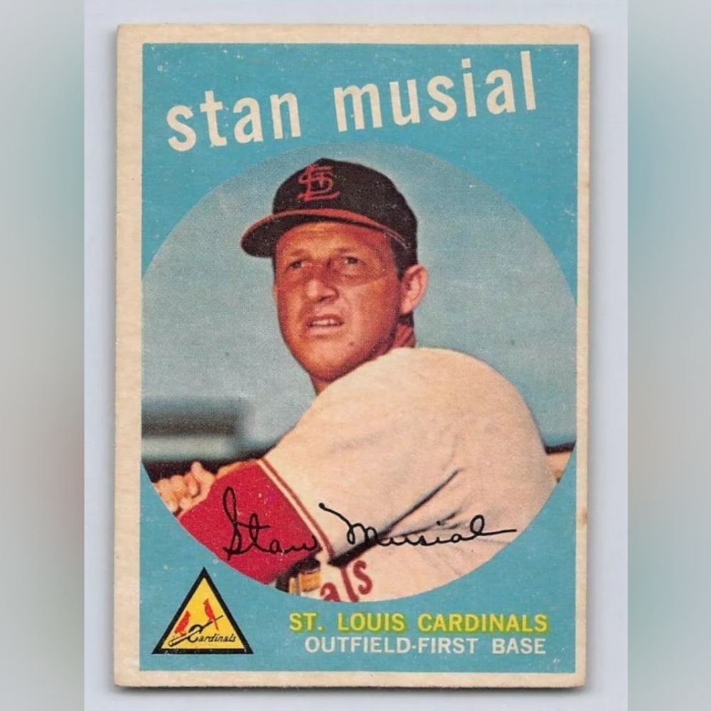 Vintage Stan Musial 1959 Topps